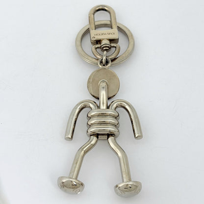 Louis Vuitton Porte Cles Mister Nile Bag Charm Key Ring Metal Silver — view 3