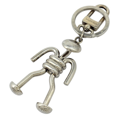 Louis Vuitton Porte Cles Mister Nile Bag Charm Key Ring Metal Silver