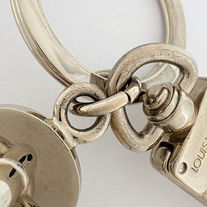 Louis Vuitton Porte Cles Mister Nile Bag Charm Key Ring Metal Silver — view 4