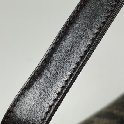 Fendi Shoulder Bag Zucca Pattern Mamma Baguette Fabric Brown — view 6