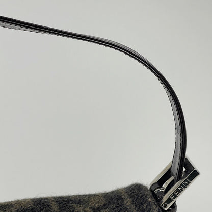 Fendi Shoulder Bag Zucca Pattern Mamma Baguette Fabric Brown — view 7