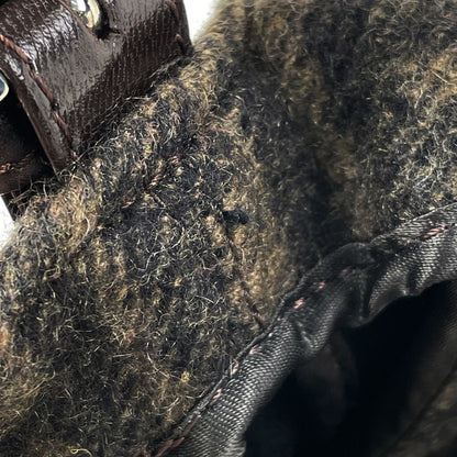 Fendi Shoulder Bag Zucca Pattern Mamma Baguette Fabric Brown — view 8
