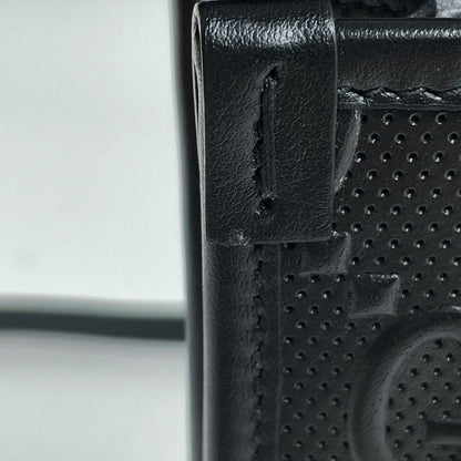 Gucci Shoulder Bag GG Embossed Mini Leather Black — view 6