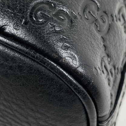 Gucci Shoulder Bag Guccissima Leather Black — view 3