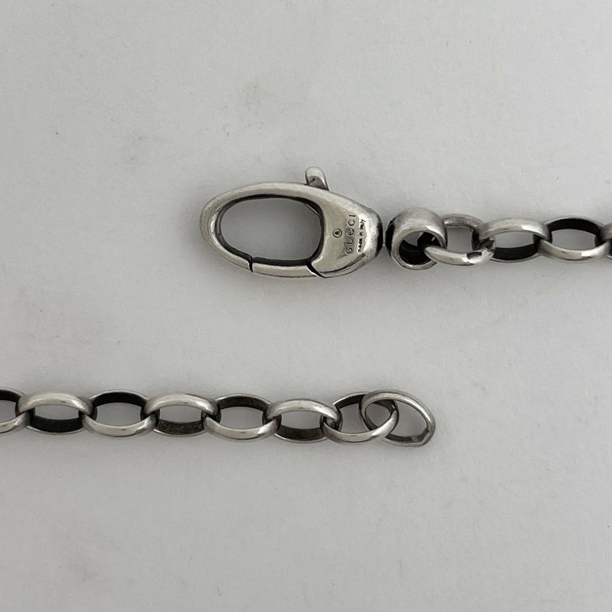 Gucci Necklace GG Logo Interlocking G 925 Sterling Silver — view 3