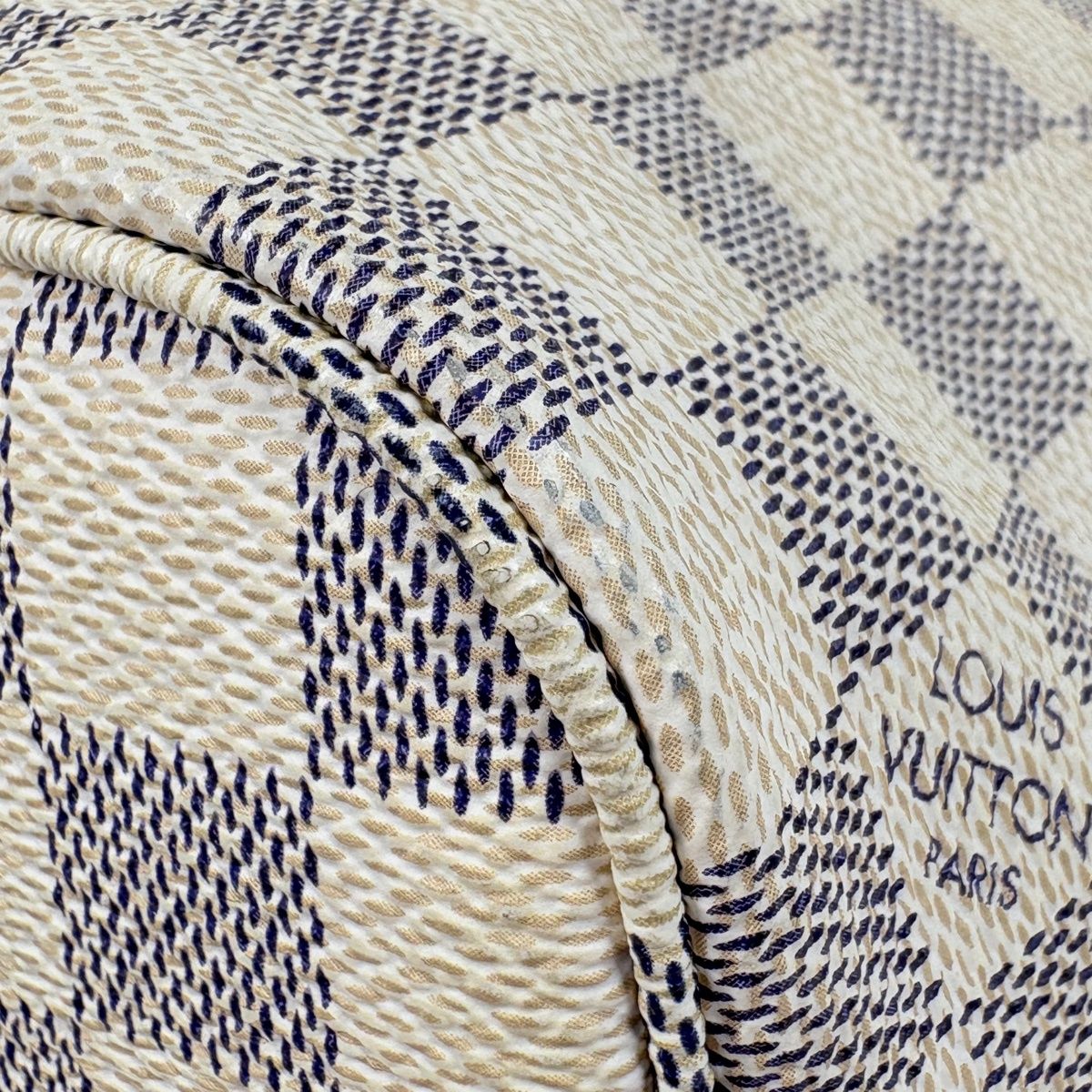 Louis Vuitton Neverfull PM Tote Bag Damier Azur White — view 3