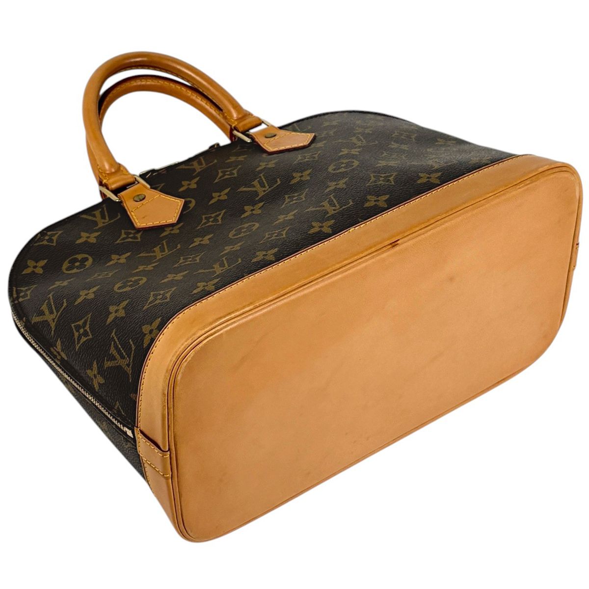 Louis Vuitton Alma Handbag Monogram Brown — view 2
