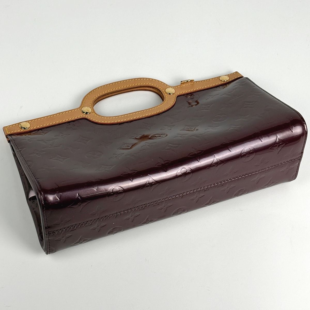 Louis Vuitton Roxbury Drive Handbag 2-Way Patent Monogram Vernis Violette — view 2