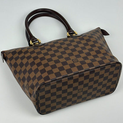 Louis Vuitton Saleya PM Tote Bag Damier Brown — view 2