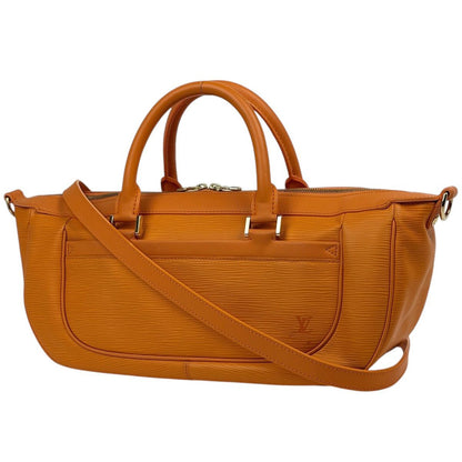 Louis Vuitton D'anura MM Handbag 2-Way Epi Mandarin Orange