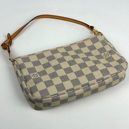 Louis Vuitton Pochette Accessoires Pouch Damier Azur White — view 2
