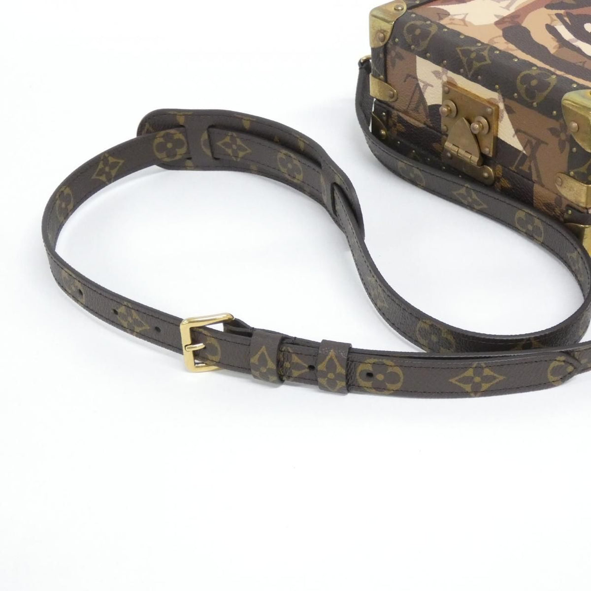 Louis Vuitton Monogram LV Portrait Vertical Clutch Box — view 5