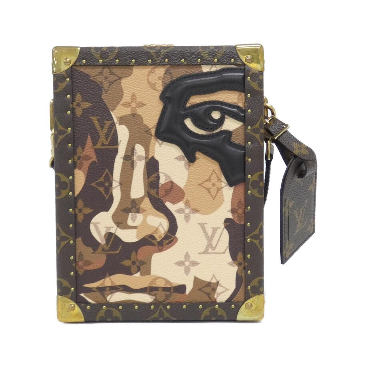 Louis Vuitton Monogram LV Portrait Vertical Clutch Box — view 2