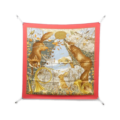 Hermes Chase AU Bois Carre Scarf
