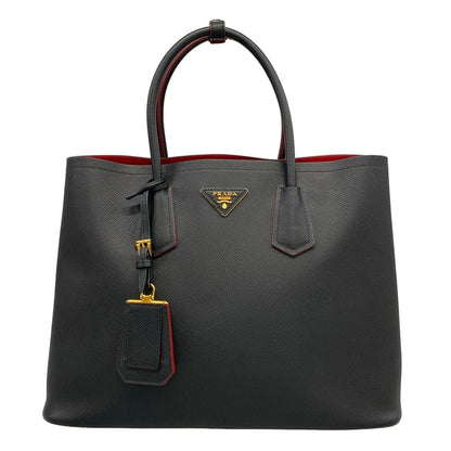 Prada Tote Bag Black Leather