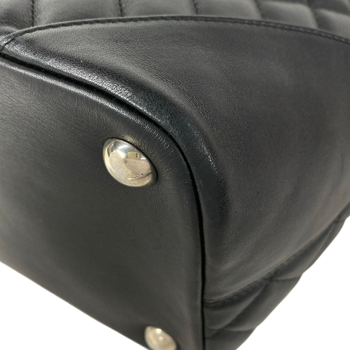 Chanel Tote Bag Cambon Line Large Black White Leather — view 7