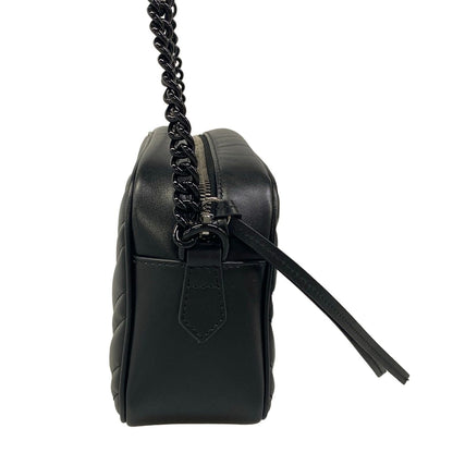 Gucci Shoulder Bag GG Marmont Black Leather — view 2