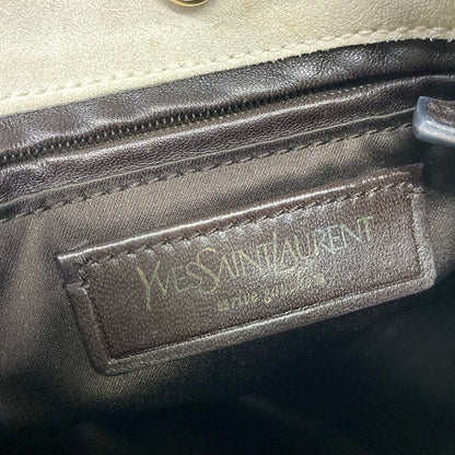 Saint Laurent Rive Gauche Handbag Mombasa Ivory Leather — view 8