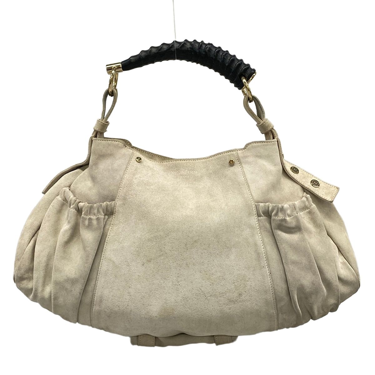 Saint Laurent Rive Gauche Handbag Mombasa Ivory Leather — view 3