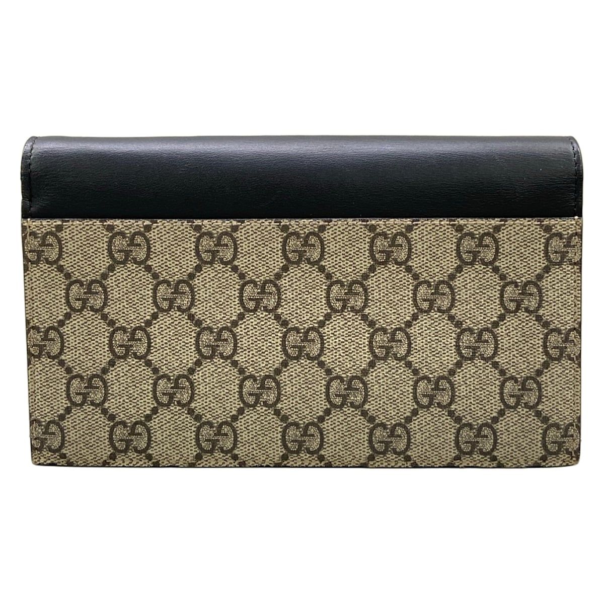 Gucci Wallet Chain Brown Black Multi Leather Shoulder Bag — view 2