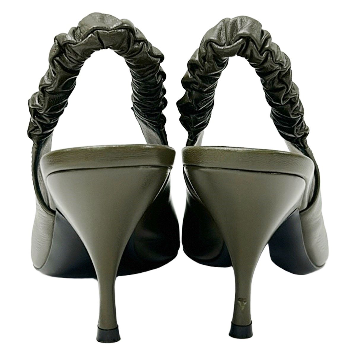 Bottega Veneta Pumps Khaki Pointed Toe Heels — view 3
