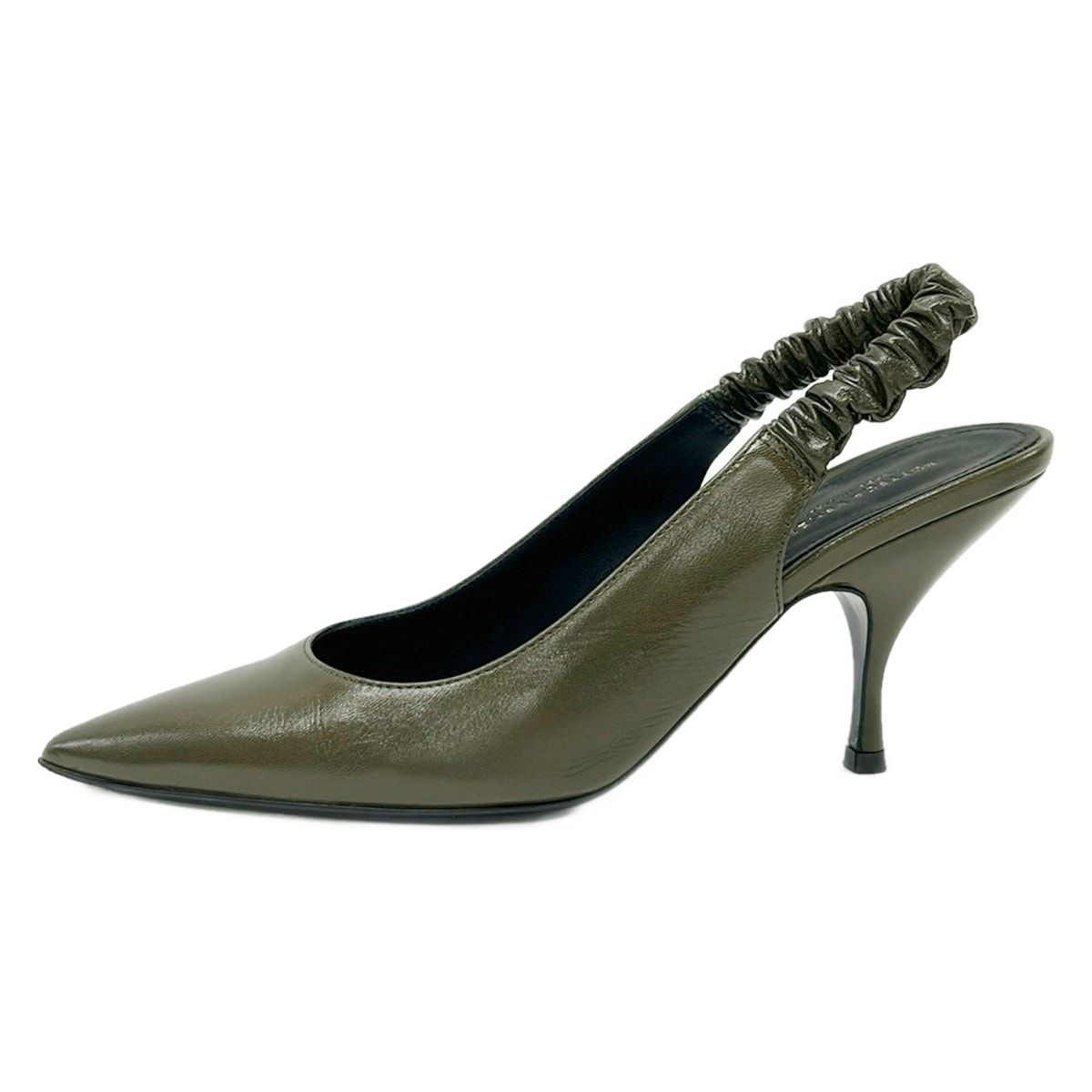 Bottega Veneta Pumps Khaki Pointed Toe Heels