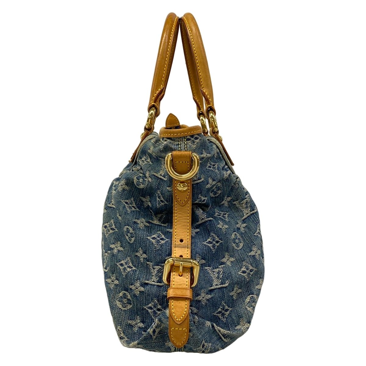 Louis Vuitton Handbag Monogram Denim Neo Cabby GM Blue — view 2