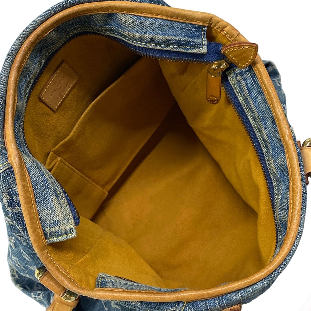 Louis Vuitton Handbag Monogram Denim Neo Cabby GM Blue — view 7