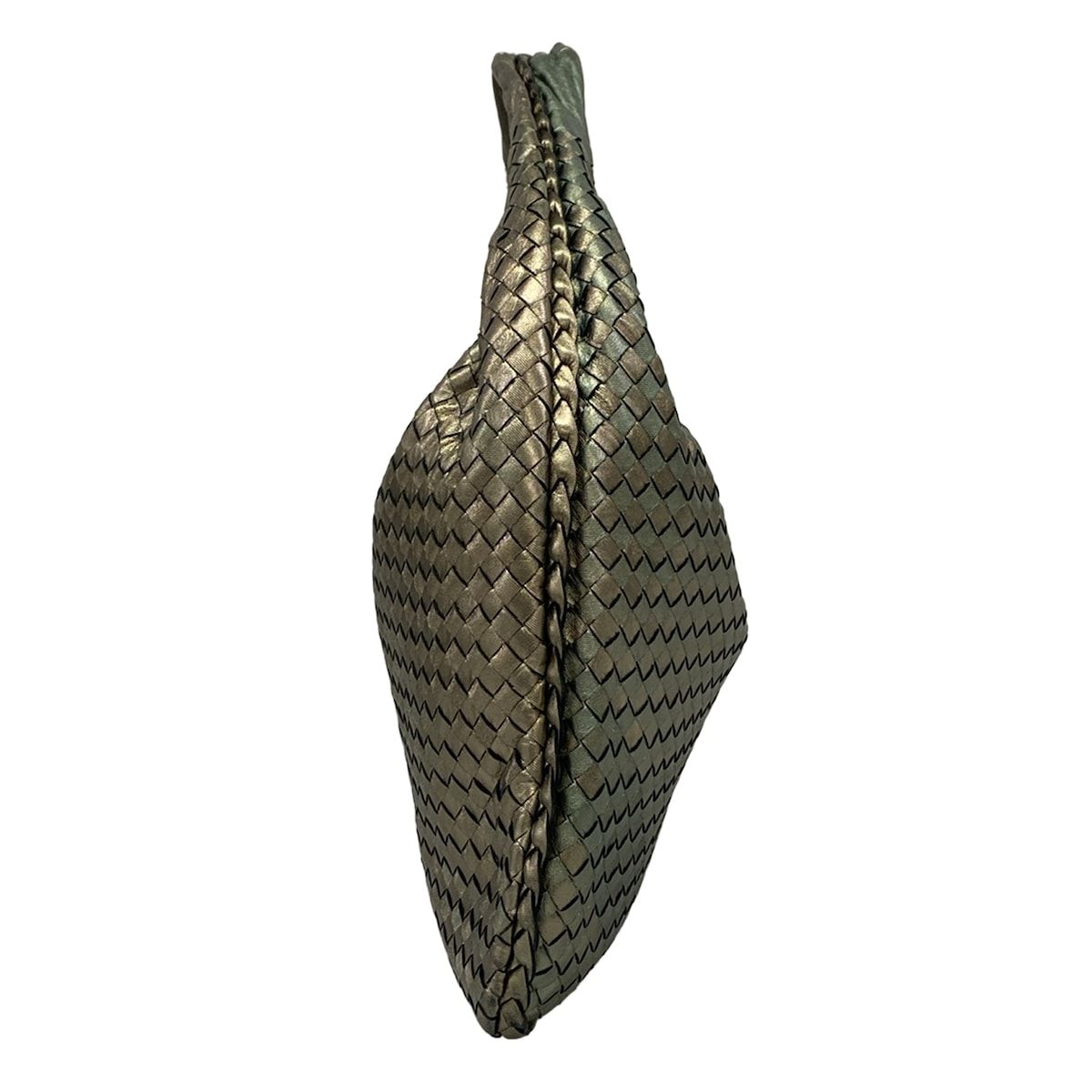 Bottega Veneta Shoulder Bag Intrecciato Hobo Green Leather — view 4