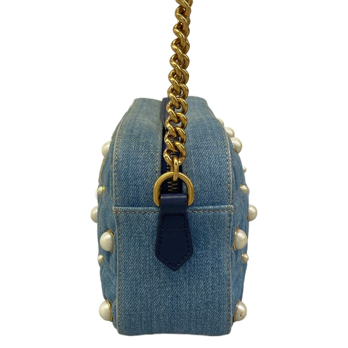 Gucci Shoulder Bag GG Marmont Blue — view 4