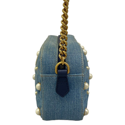Gucci Shoulder Bag GG Marmont Blue — view 4