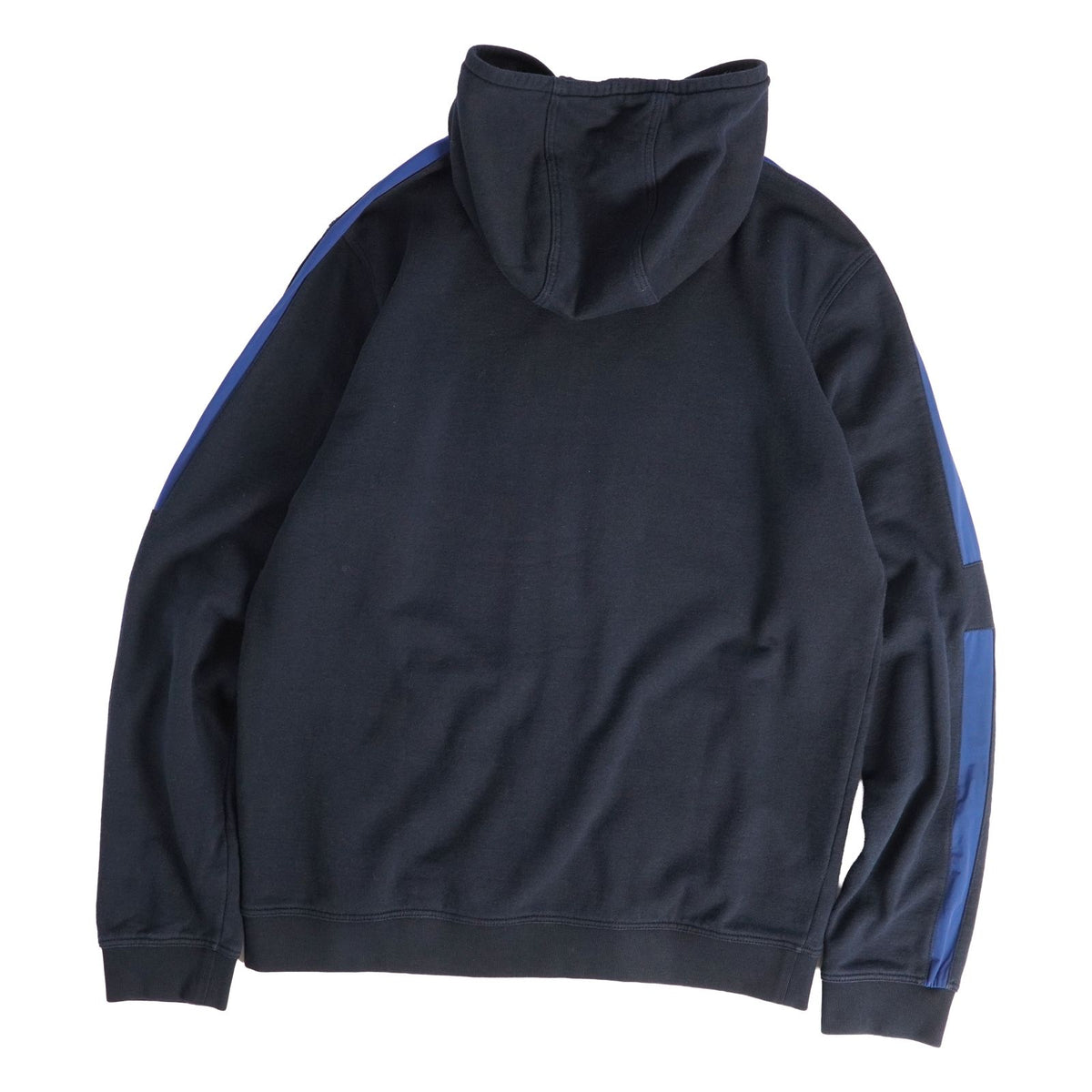 Hermes Hoodie Run H Long Sleeve Sweatshirt Zip Up Top Cotton Navy XXL — view 4