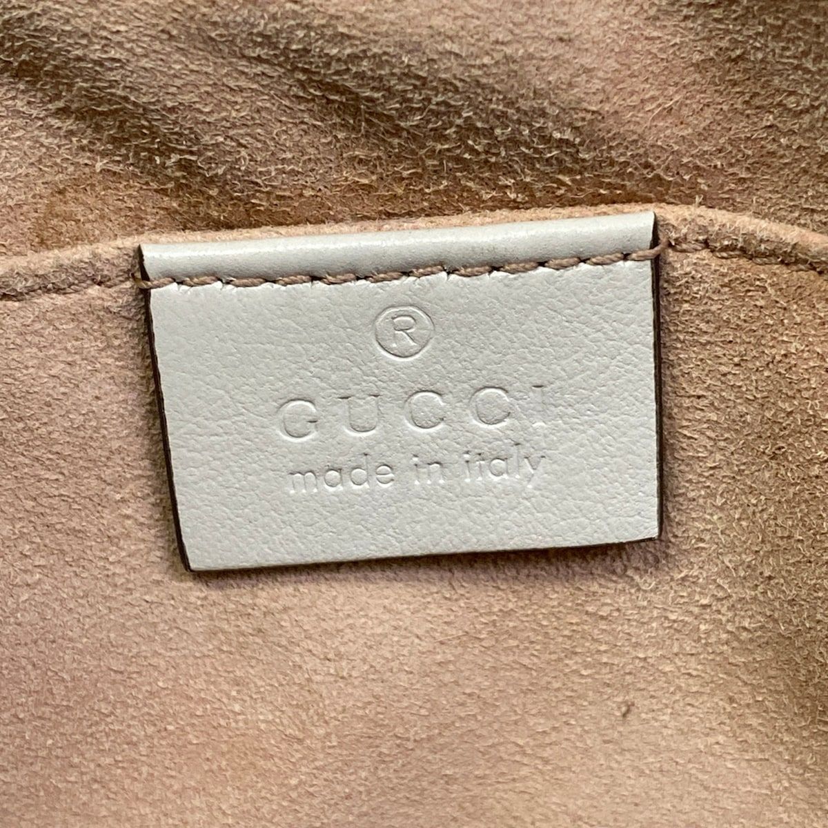 Gucci Shoulder Bag GG Marmont Navy Leather — view 8