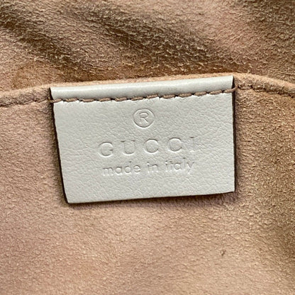 Gucci Shoulder Bag GG Marmont Navy Leather — view 8