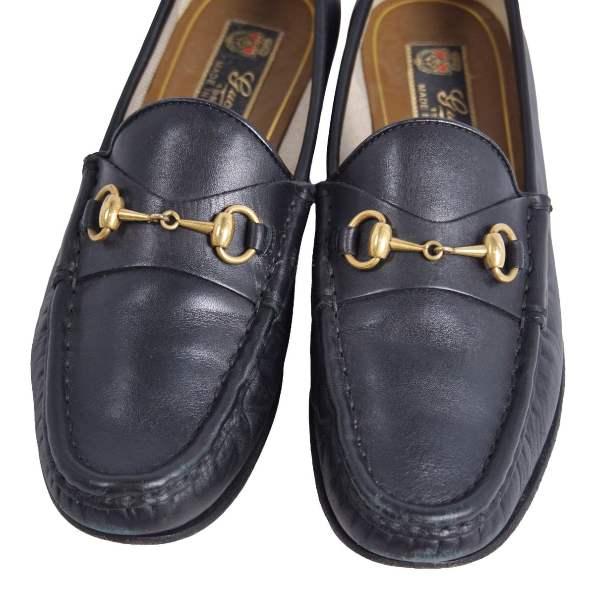 Gucci Loafers Moccasins Horsebit Leather Shoes Black — view 3