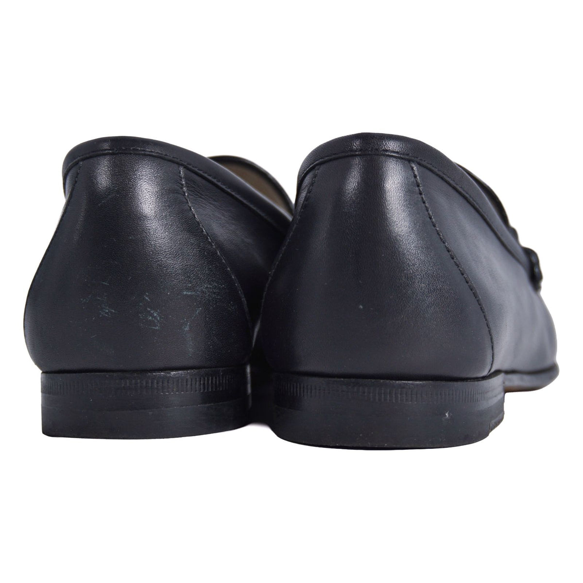 Gucci Loafers Moccasins Horsebit Leather Shoes Black — view 5