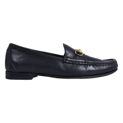 Gucci Loafers Moccasins Horsebit Leather Shoes Black — view 6
