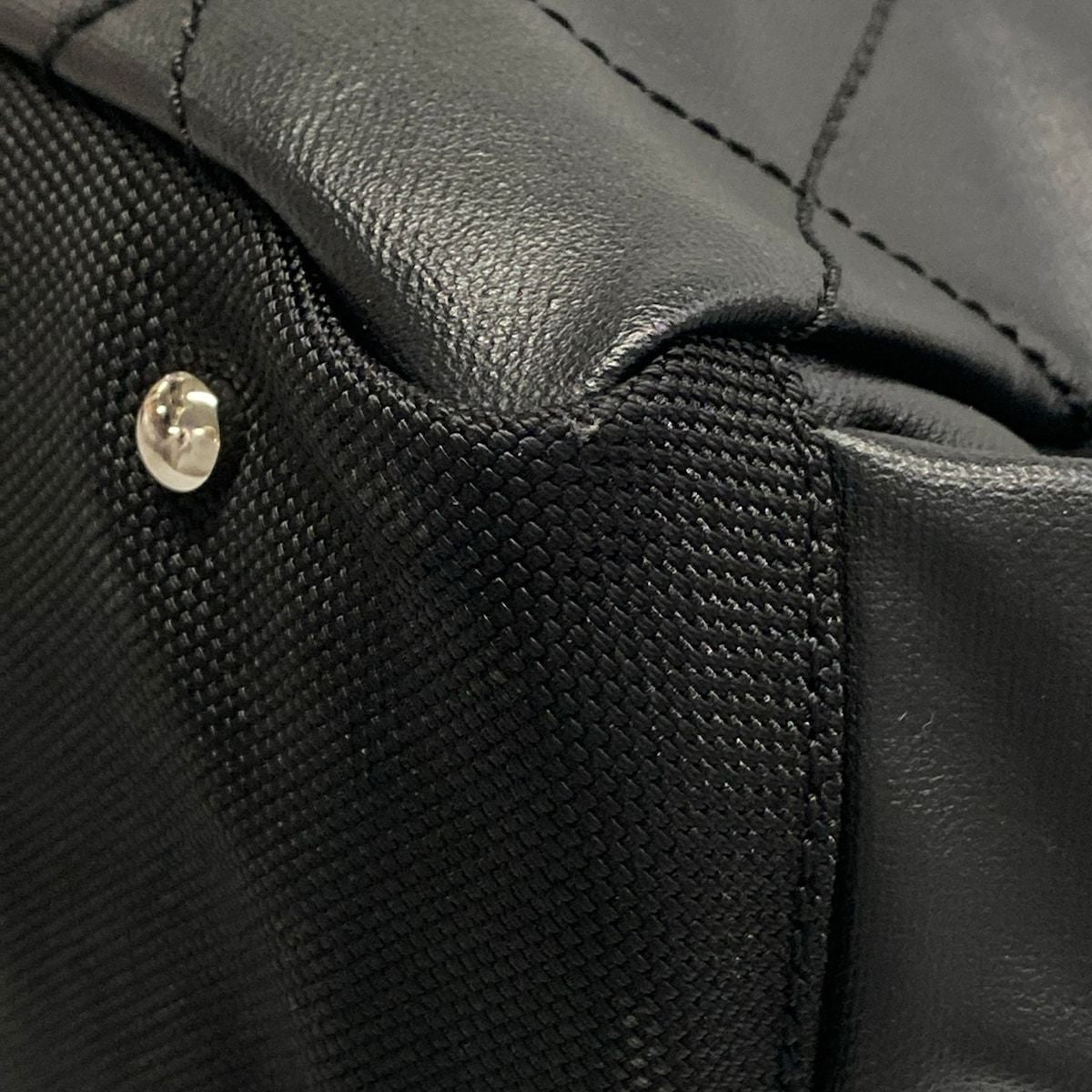 Chanel Tote Bag Paris Biarritz GM Black Silver Leather — view 6
