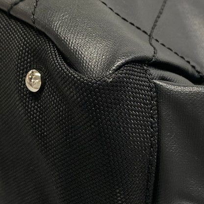 Chanel Tote Bag Paris Biarritz GM Black Silver Leather — view 6
