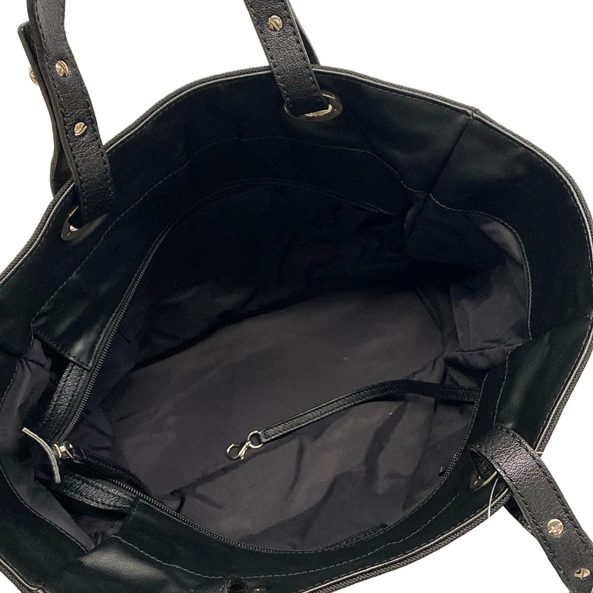Chanel Tote Bag Paris Biarritz GM Black Silver Leather — view 7