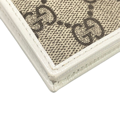 Gucci Bifold Wallet Beige White Hattie Stewart Collaboration Leather — view 6