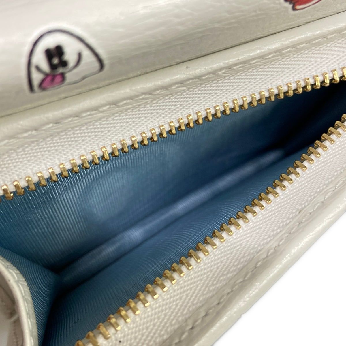 Gucci Bifold Wallet Beige White Hattie Stewart Collaboration Leather — view 4