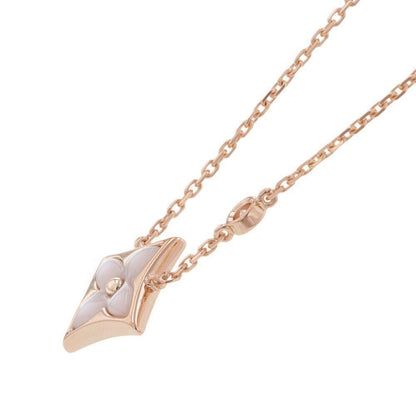 Louis Vuitton Necklace Star Blossom BB Pendant Pink Mother of Pearl Diamond 18k — view 2