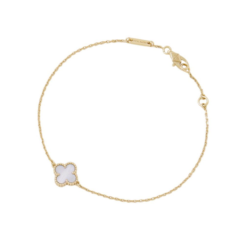 Van Cleef & Arpels Bracelet Sweet Alhambra Mother of Pearl 18k Yellow Gold