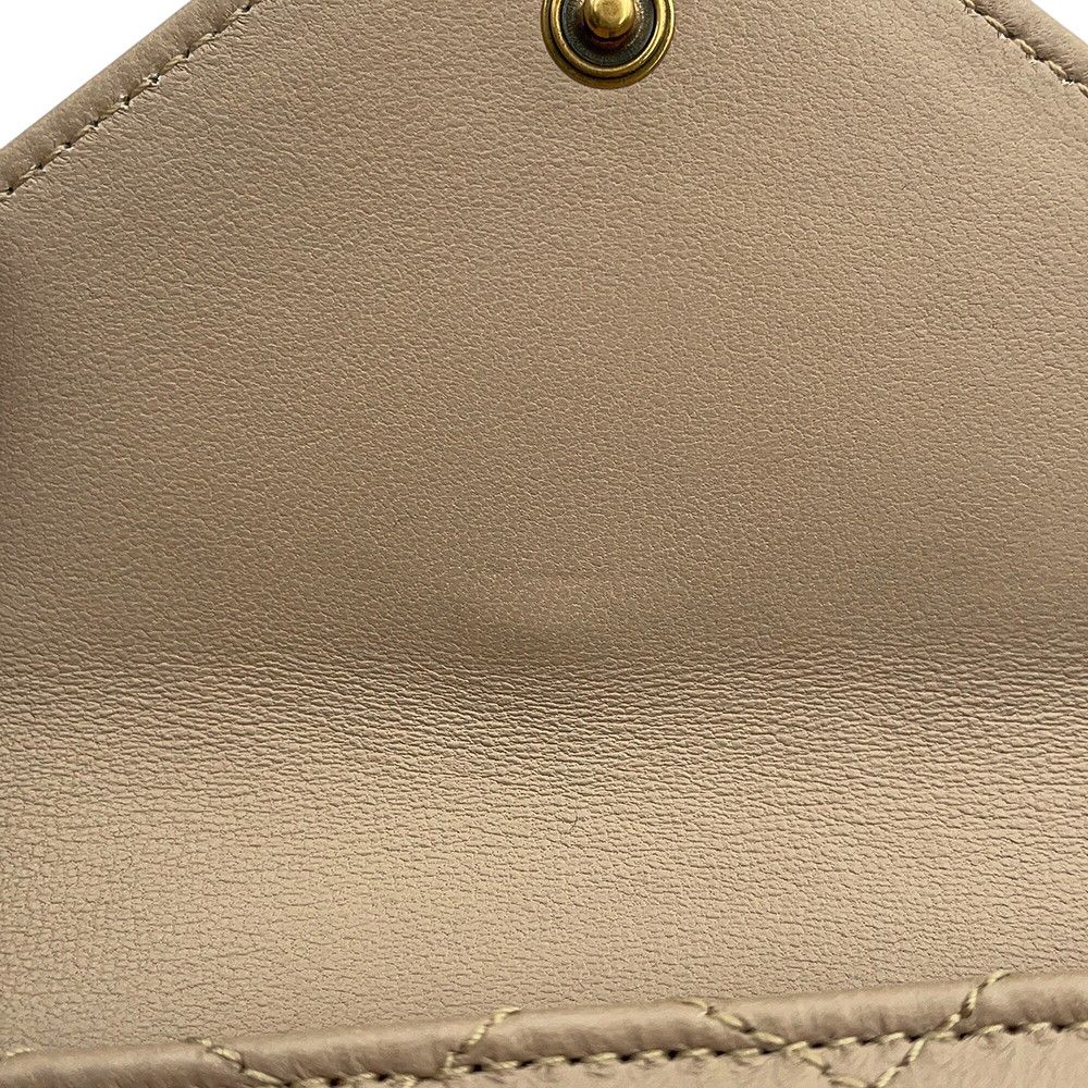 Saint Laurent Paris Card Case Small Envelope Wallet Lambskin — view 7