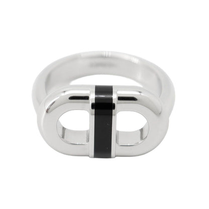 Hermes Ring Maillon Black Silver