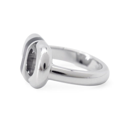 Hermes Ring Maillon Black Silver — view 2