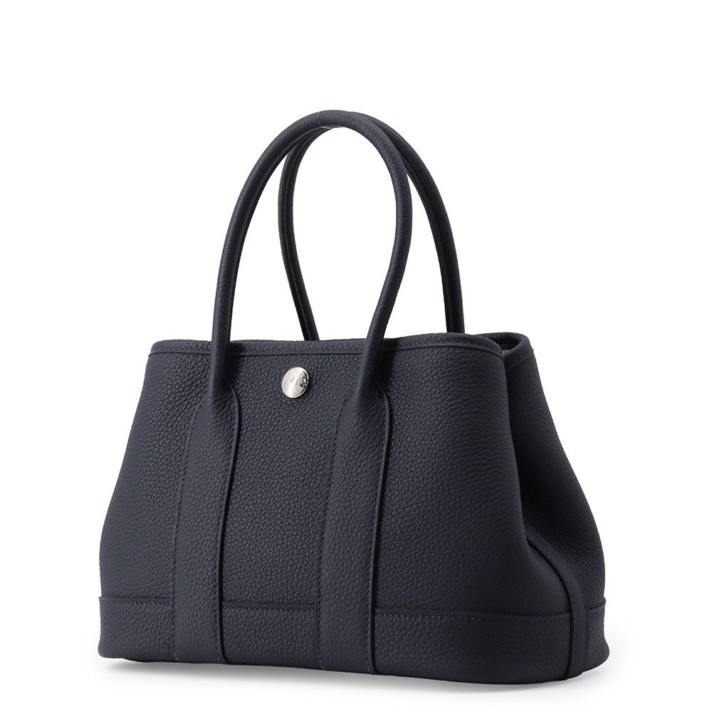Hermes Tote Bag Neo Garden 23 Party Bleu Nuit Silver Togo — view 2