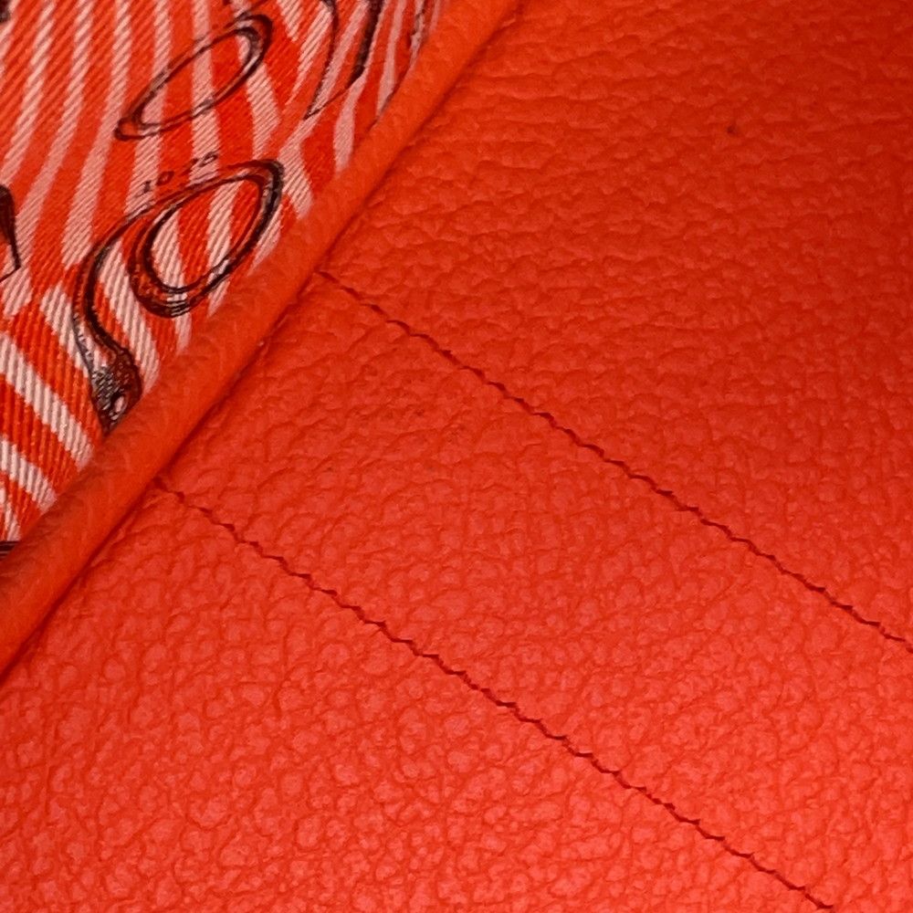 Hermes Tote Bag Garden Party PM Buckle Workshop Orange Poppy Silver Country — view 8