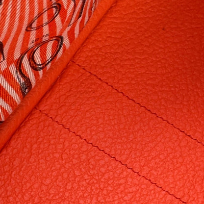 Hermes Tote Bag Garden Party PM Buckle Workshop Orange Poppy Silver Country — view 8